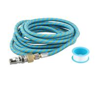 Ujjdwiurgh Tuyau D'Air pour Aérographe Tressé en Nylon de 3 Mètres/9,84 Pieds Adaptateur Standard 1/8 Pouces-1/4 Pouces pour Air Bursh