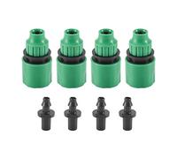 Ujjdwiurgh Tuyau D'Arrosage Pipe Adaptateur A Usage Raccord de Connecteur de pour Irrigation Paquet de 4