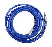 Ujjdwiurgh Tuyau de PulvéRisation de Peinture Sans Air de 1/4 Pouce Tube de Fibre Flexible pour PulvéRisateur de Peinture Universel 3300 PSI (25FT, Bleu)