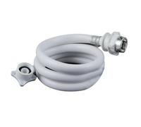 Ujjdwiurgh Tuyau D'Entrée D'Eau de la Machine à Longue Longueur en PVC Tuyau de Du Tube de Connecteur Universel Couleur Blanche 2m