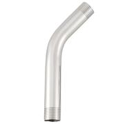 Ujjdwiurgh Tuyau SuppléMentaire de Bras de Douche Coudé de Rallonge de Pommeau de Douche en Acier Inoxydable de 15 Cm (15 Cm) G1 / 2