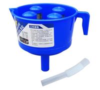 Ujjdwiurgh Type D'Entonnoir Séparateur D' et D'Eau avec Quatre Éléments Filtrants Accessoires de Raccord de Filtre à Essence