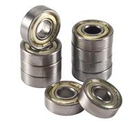 Ujjdwiurgh Ujjdwiurgh(R) 6000Z 10mm x 26mm x 8mm Gorge profonde etanche radiale roulements a billes 10 Pcs