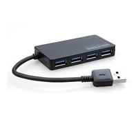 Ujjdwiurgh USB 3.0 Concentrateur 4 Ports Repartiteur d'expansion Compact Ultra- Mince