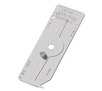 Ujjdwiurgh V- Jauge de Soudure Jauge de Filetage D'Inspection de Soudage Vérifie en Pouces la Hauteur de la Couronne en Contre-Dépouille des Fosses de Porosité