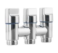 Ujjdwiurgh Valve D'Angle à 3 Voies Améliorez la Fonctionnalité de Votre Maison ou de Vos Espaces Commerciaux avec la Vanne de Dérivation à Trois Voies,A