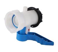 Ujjdwiurgh Vanne papillon DN75mm pour réservoir IBC Réservoir Conteneur Fourre-tout Vanne de connexion papillon en plastique Adaptateur de vidange d'eau