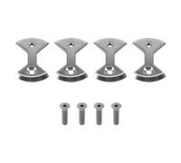 Ujjdwiurgh VéLo Pro Titane VéLo VéLo Plaque de PéDale Crampons pour ZéRo 4 Crampons 4 Boulons VéLo VéLo Remplacer Les PièCes