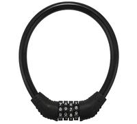 Ujjdwiurgh Verrou de ChaîNe de VéLo NuméRique Verrouillage de VéLo de Montagne SéCurité Portable Verrou Antivol Câble de VéLo Code de Mot de Passe Verrouillage-Noir