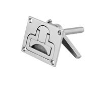 Ujjdwiurgh Verrou de plancher de bateau en acier inoxydable avec poignée de levage - Accessoire de tournage marin