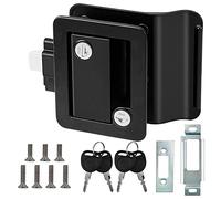 Ujjdwiurgh Verrou de porte d'entrée de remorque de voyage pour camping-car, loquet de porte avec pêne dormant à palette, poignée de camping-car pour camion de remorque, de camion de camion