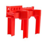 Ujjdwiurgh Verrouillage de robinet à boisseau sphérique, dispositif de verrouillage réglable, petit, pour tuyau extérieur de 1,27 à 5,3 cm de diamètre extérieur, rouge