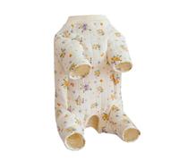 Ujjdwiurgh Vêtements d'hiver Chauds en Coton pour Petits Chiens, Combinaison pour Chien, Pyjama pour Chiot, Chat, Chihuahua, L