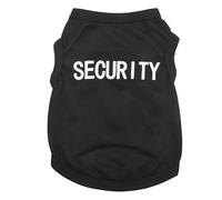 Ujjdwiurgh VêTements d'hiver pour Animaux de Compagnie Chiot Chien Chat Gilet T-Shirt Manteau Robe Pull VêTements Security, Noir M