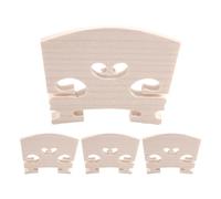 Ujjdwiurgh Violon Pieces Pont du Violon-4pc-4/4 Pieces de violon en erable pont, 5 pieces