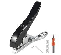 Ujjdwiurgh Vis Couvre Trou PoinçOn 8Mm Ouverture Ronde PoinçOn Pince CréDit Photo Papier Carte Coin Rond Perforateur Pince Coupe-Papier