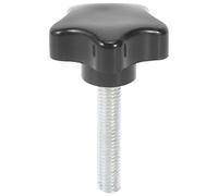 Ujjdwiurgh Vis M8 X 40 Mm TêTe éToile Vis à Oreilles PoignéE Bouton de Serrage Noir