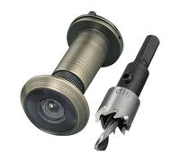 Ujjdwiurgh Viseur à 220 Degrés en Laiton pour Porte avec Mèche de 16 Mm, Trou de 0,63 Pouce avec Confidentialité, Facile à Utiliser et