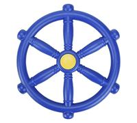 Ujjdwiurgh Volant pour Aire de, Accessoire de Volant pour BalançOire, Roue de Bateau Pirate pour Jungle Gym ou BalançOire Bleu