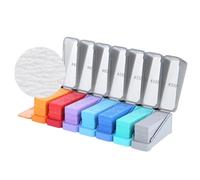 Ujjdwiurgh XSS-S01 Ensemble de papier abrasif éponge 3 mm 10 mm avec étui de rangement Soft Grip pour un meulage incurvé confort