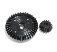 Ujjdwiurgh XV02 TT02 TT02B Ensemble D'Engrenages Différentiels en Acier de Calibre 45 + Engrenage Principal en Acier (D)