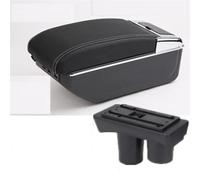 UJNHEQ Accoudoir de Voiture Boîte De Rangement D'accoudoir De Voiture, Boîte De Rangement Intérieure Dédiée Aux Pièces De Rénovation, Accessoires De Voiture pour Citroën C2 C3(D3 White Lines 7USB)