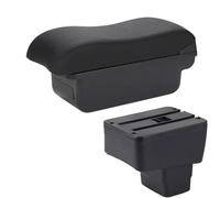 UJNHEQ Accoudoir de Voiture surélevé Simple et Double Couche STO Accoudoir Central De Voiture pour Mazda 2, pour Skyactiv CX3 2011-2019, Boîte De Rangement À Surface Incurvée, Double(Type B)