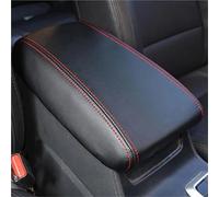 UJNHEQ Housse d'accoudoir de Console Centrale Housse De Protection en Cuir PU pour Accoudoir Central De Voiture, Accessoires D'intérieur pour Hyundai pour Tucson 2015-2018(Black Red)
