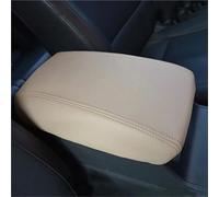 UJNHEQ Housse d'accoudoir de Console Centrale Housse De Protection en Cuir PU pour Accoudoir Central De Voiture, Accessoires D'intérieur pour Hyundai pour Tucson 2015-2018(Beige)