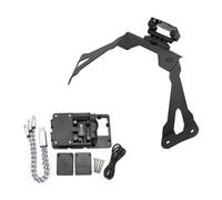 UJNHEQ Support Plaque GPS Navigation Téléphone Intelligent Moto Kit Adaptatif pour Kawasaki pour J300 2013 - 2021 Support GPS
