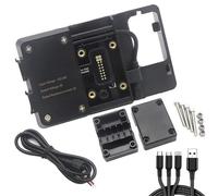 UJNHEQ Support Plaque Navigation GPS Téléphone Intelligent Moto, Kit Adapté pour BMW F850GS Adventure F750GS F 750 GS 2018 - 2021 Support GPS