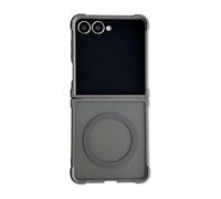 UJNHGQ Coque de Chargement magnétique sans Fil Mate pour Samsung Galaxy Z Flip 7, 6, 5, 4, 3, Gris