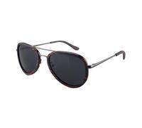 UJNHGQ Lunettes de soleil pilote pour hommes et femmes, design en bois, verres polarisés, C2,1