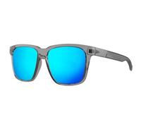 UJNHGQ Lunettes de soleil polarisées carrées surdimensionnées pour hommes, style rétro vintage, taille XXL, très grandes, C12, bleu transparent, XL
