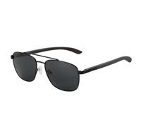 UJNHGQ Lunettes de soleil polarisées Trend Wood pour hommes, protection pêche conduite golf pilote, verres noirs 001, 1