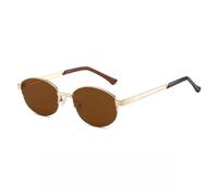 UJNHGQ Lunettes de soleil rétro style Old Money, visage ovale, petites lunettes polarisées haut de gamme, forme concave, c4,1