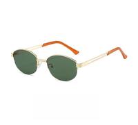 UJNHGQ Lunettes de soleil rétro style Old Money, visage ovale, petites lunettes polarisées haut de gamme, forme concave, c6,1