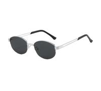 UJNHGQ Lunettes de soleil rétro style Old Money, visage ovale, petites lunettes polarisées haut de gamme, forme concave, C8,1
