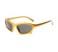 UJNHGQ Lunettes de soleil sport pour femmes, tendance, style punk, rétro, une pièce, forme spéciale, C4, Z1