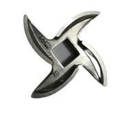 UJNKMGBF 1pc NO.12 Pièces de Hachoir à Viande en Acier Inoxydable de qualité Lame croisée Ronde Trou Central carré 12X12mm