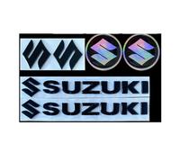 UJNVDXZE Autocollants Emblèmes Voiture pour Suzuki Vitara (LY) 4.Gen Splash Cabrio,Logo Badge Sticker Autocollants en métal Autocollant étanche emblème Badge,A