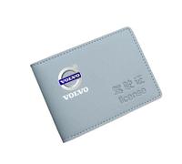 UJNVDXZE Étui en Cuir Permis Conduire pour Volvo S40 S60 S80 S90 C30 C40 C70,Pochette Multi-Usage Permis Conduire Support Carte Portable Permis Conduire Charmant