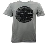 Ujoya Interpol Band Wood Logo Men T Shirt Grey M
