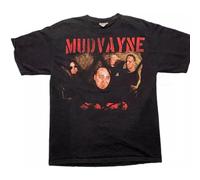 Ujoya Vintage Mudvayne Mens T Shirt The Game Tour Black 3XL