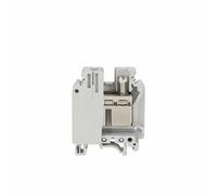 UK-35 Vis de bornier de rail DIN 35 mm² connecteur électrique de fil de connexion universelle UK35 (gris, 10 pièces)