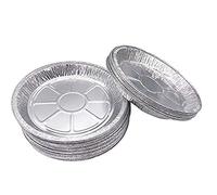 uk 50PCS 6inch Foil Pie Pans Lot de 50 moules à gâteau jetables en aluminium de 15,2 cm pour tartes et quiches.