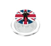 UK Chat Ska-Reggae Rock-Musique Ska-Punk Ska-Rockabilly Chat PopSockets PopGrip pour MagSafe