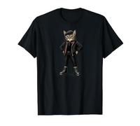 UK Chat Ska-Reggae Rock-Musique Ska-Punk Ska-Rockabilly Chat T-Shirt Graphique avec Valeur