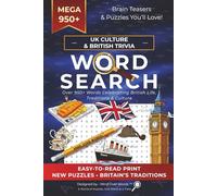 UK Culture & British Trivia Word Search Puzzle Book: Explore UK Culture & Trivia with Entertaining Word Puzzles | Perfect Brain Workout for Adults, ... Travel, Sharpen Mind and General Knowledge