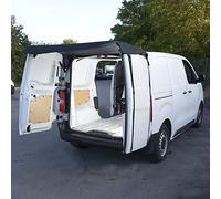 UK Custom Covers - BDC511AD2 - Auvent arrière en toile sur mesure pour véhicules utilitaires - Noir